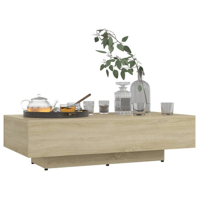 Coffee Table Sonoma Oak 100x49.5x31 cm Engineered Wood