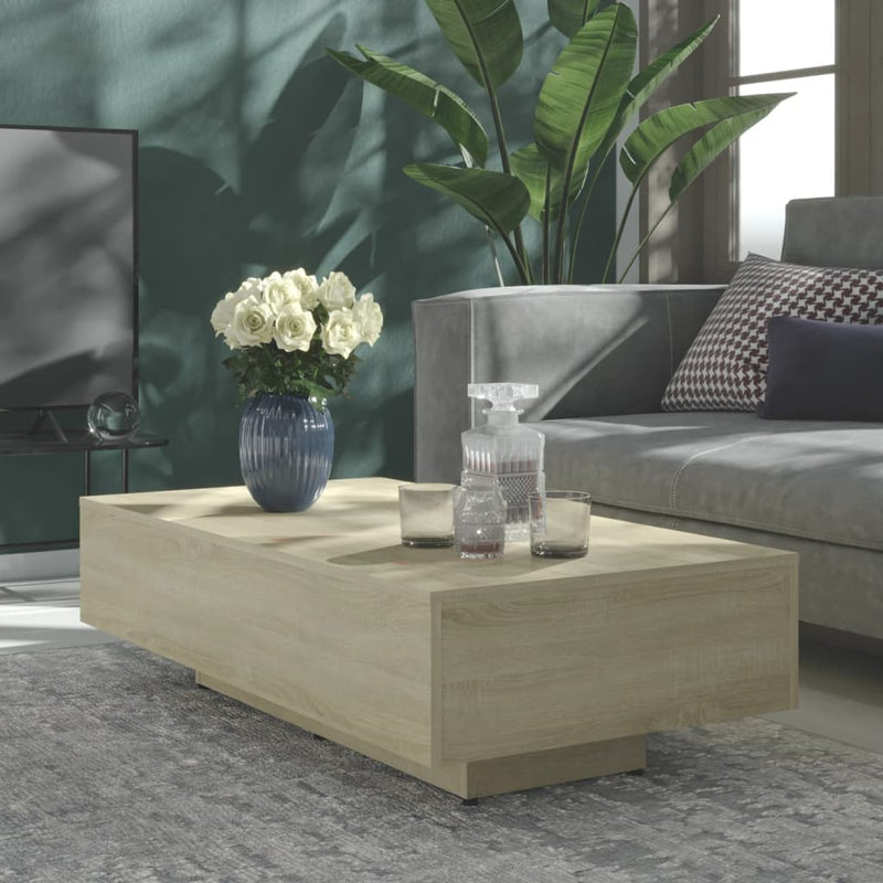 Coffee Table Sonoma Oak 100x49.5x31 cm Engineered Wood