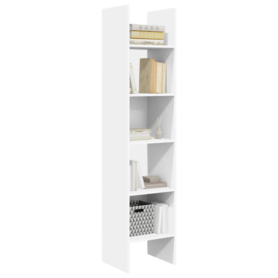 Book Cabinet White 40x35x180 cm Engineered Wood