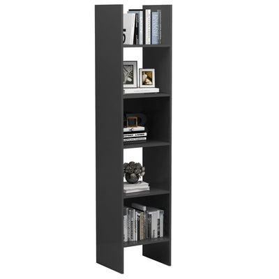 Book Cabinet Grey 40x35x180 cm Engineered Wood