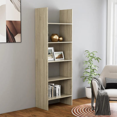 Book Cabinet Sonoma Oak 60x35x180 cm Engineered Wood