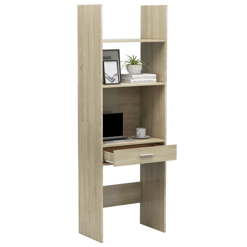 Book Cabinet Sonoma Oak 60x35x180 cm Engineered Wood