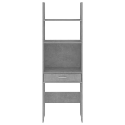 Book Cabinet Concrete Grey 60x35x180 cm Engineered Wood