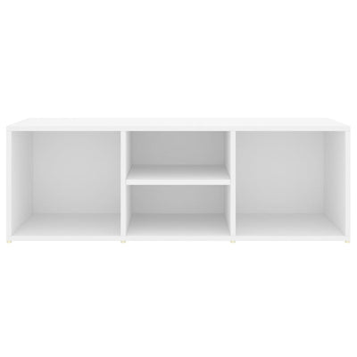 Shoe Storage Bench White 105x35x35 cm Engineered Wood