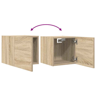 Wall Mounted TV Cabinets 2 pcs Sonoma Oak 30.5x30x30 cm