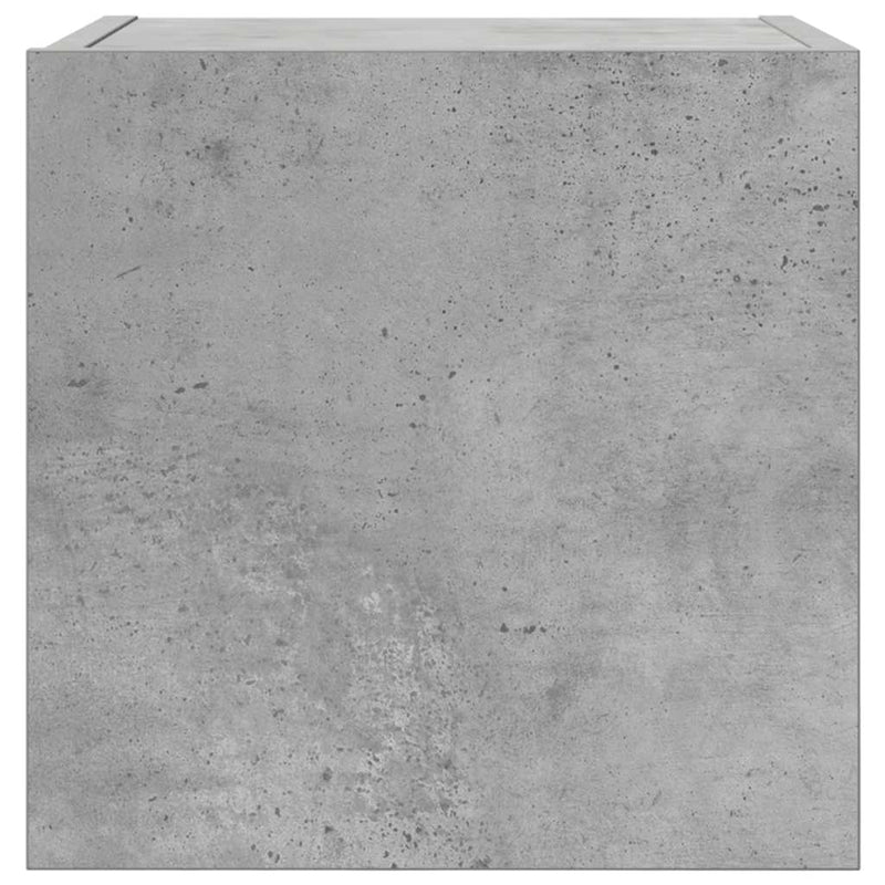 Wall Mounted TV Cabinet Concrete Grey 30.5x30x30 cm