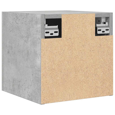 Wall Mounted TV Cabinets 2 pcs Concrete Grey 30.5x30x30 cm