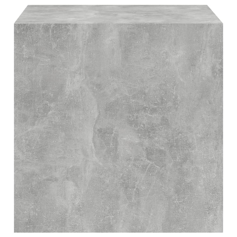 Wall Cabinet Concrete Grey 37x37x37 cm Engineered Wood