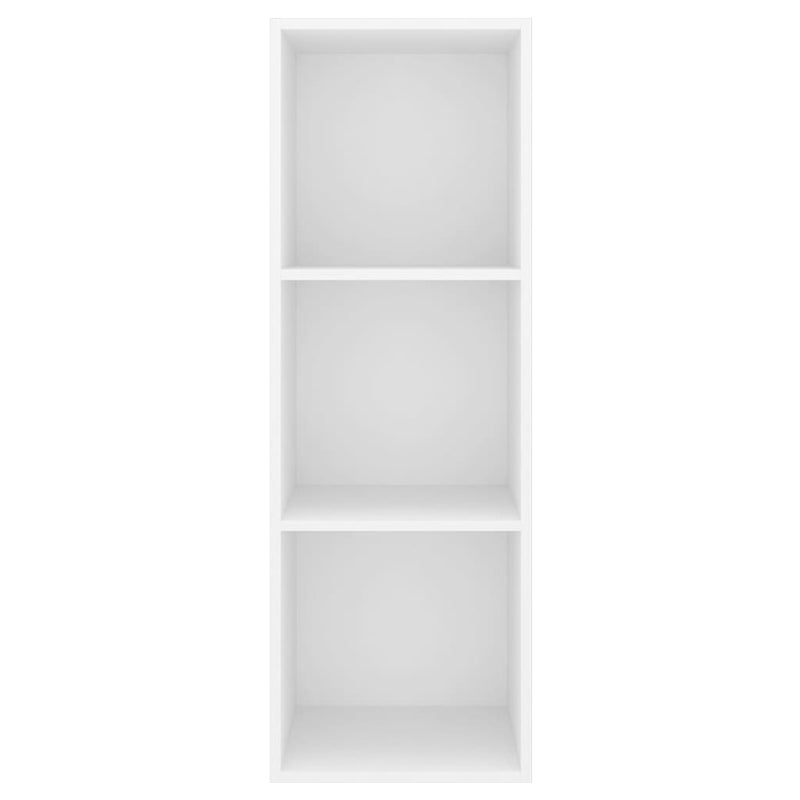 Wall-mounted TV Cabinet White 37x37x107 cm Engineered Wood