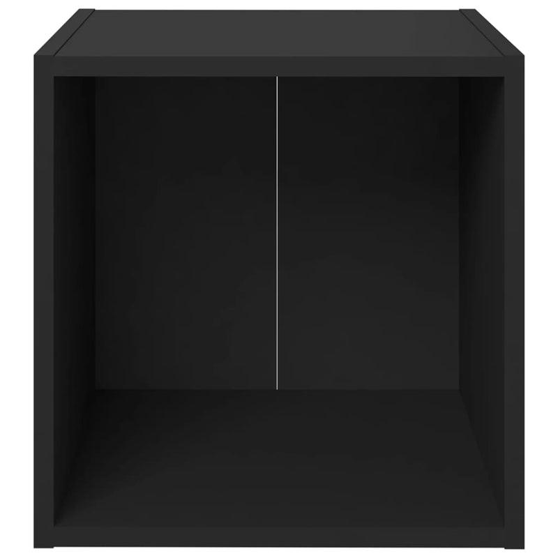 TV Cabinet Black 37x35x37 cm Engineered Wood