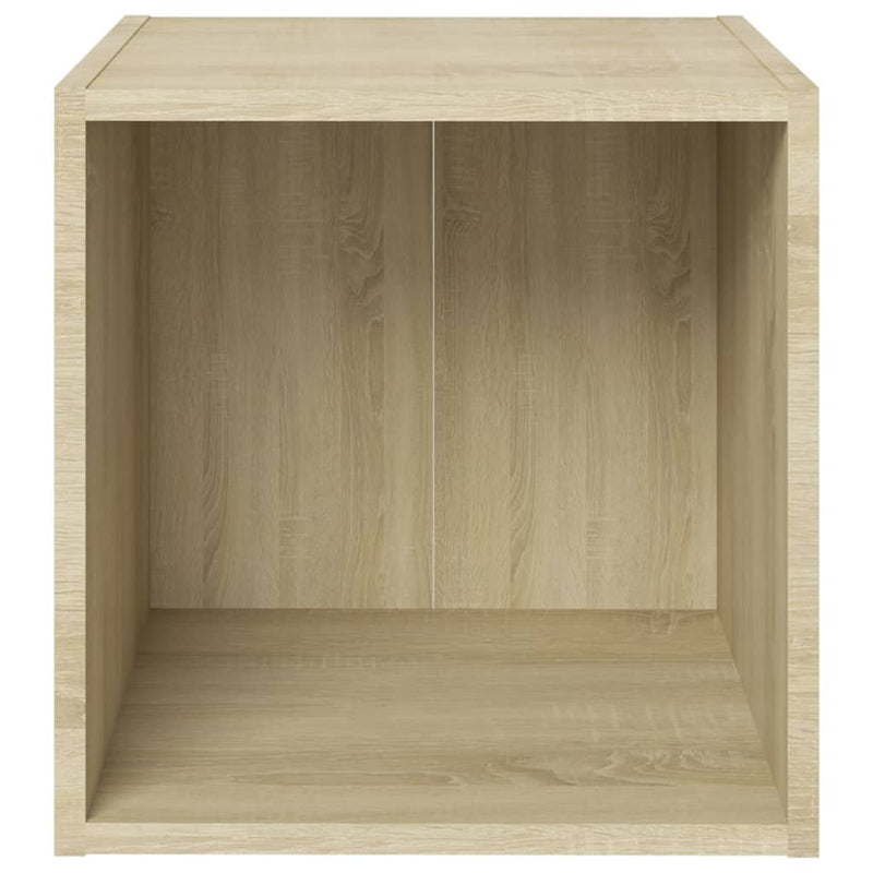 TV Cabinet Sonoma Oak 37x35x37 cm Engineered Wood