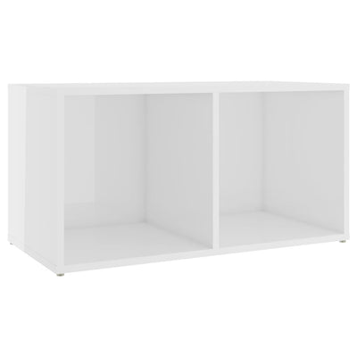 TV Cabinet High Gloss White 72x35x36.5 cm Engineered Wood