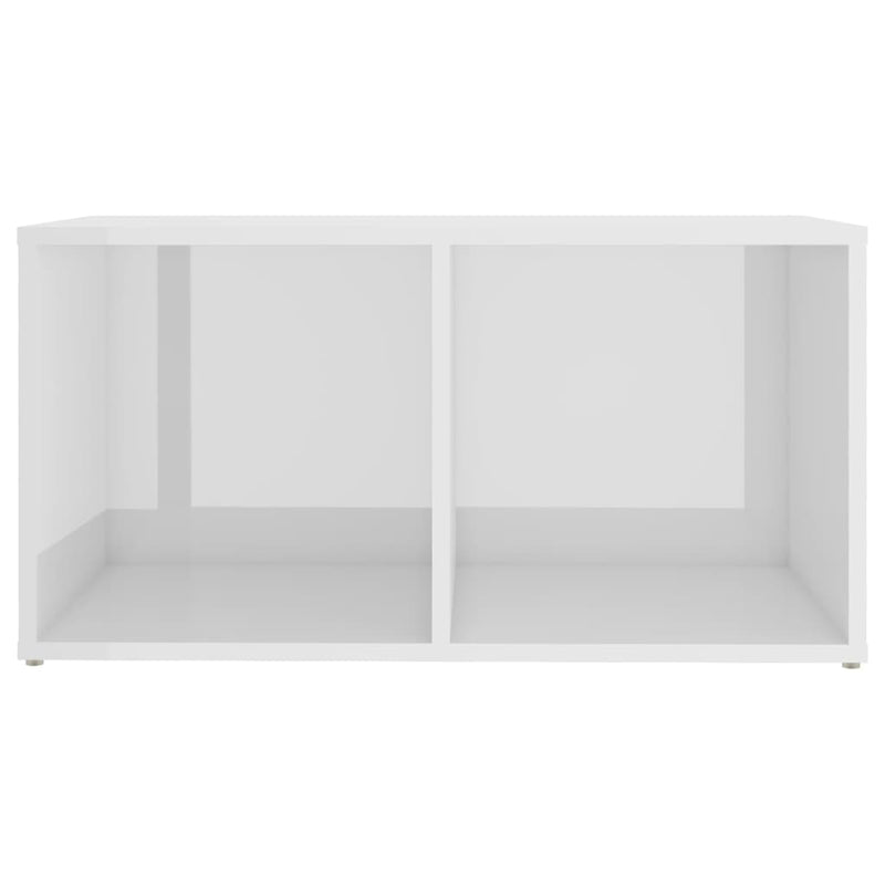 TV Cabinet High Gloss White 72x35x36.5 cm Engineered Wood