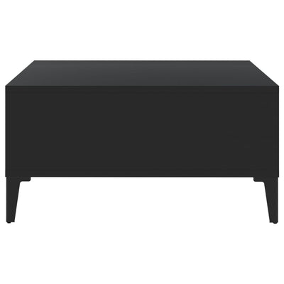 Coffee Table Black 60x60x30 cm Engineered Wood