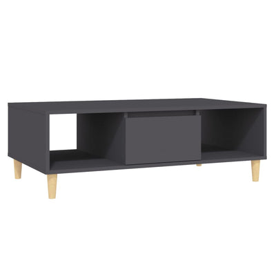 Coffee Table Grey 103.5x60x35 cm Engineered Wood