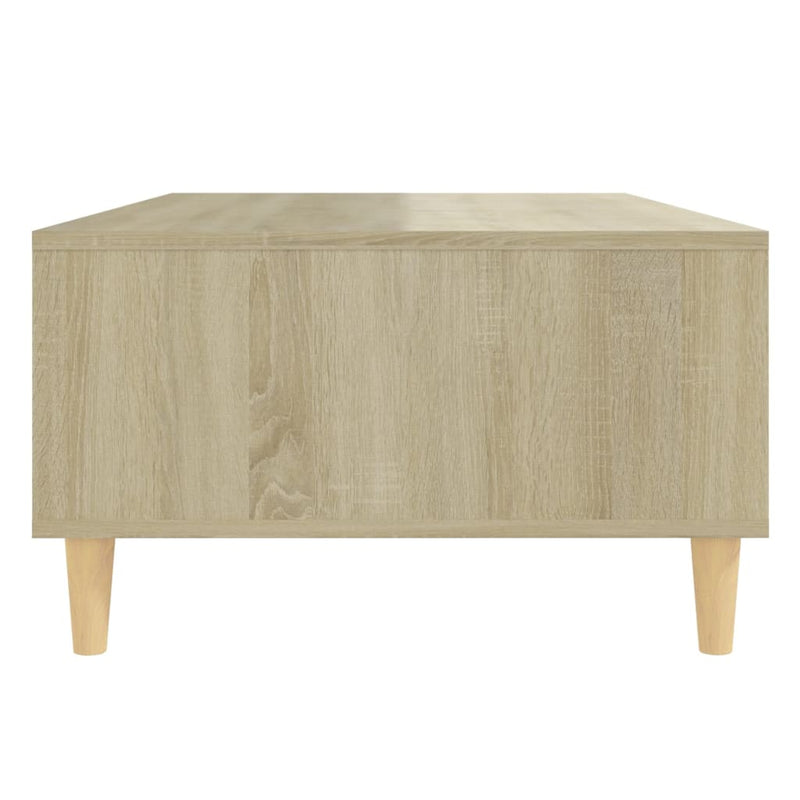 Coffee Table Sonoma Oak 103.5x60x35 cm Engineered Wood