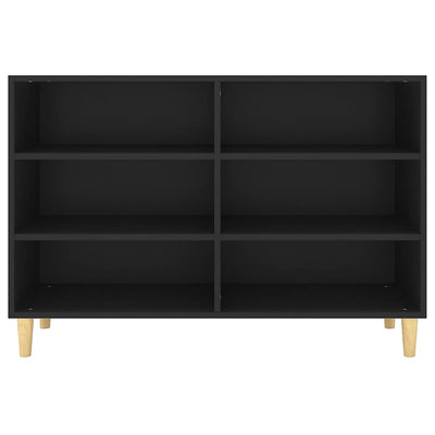 Sideboard Black 103.5x35x70 cm Engineered Wood