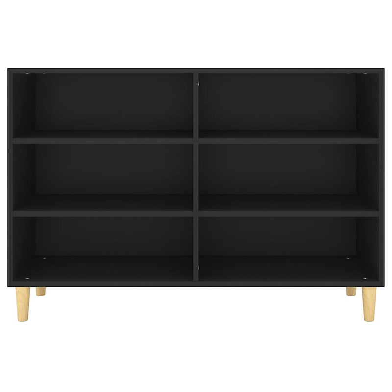 Sideboard Black 103.5x35x70 cm Engineered Wood