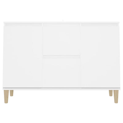 Sideboard White 101x35x70 cm Engineered Wood