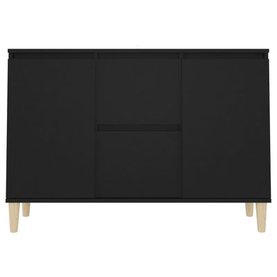 Sideboard Black 101x35x70 cm Engineered Wood