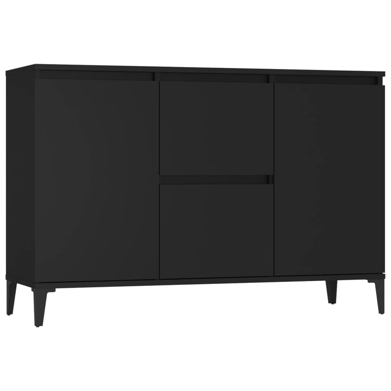 Sideboard Black 104x35x70 cm Engineered Wood