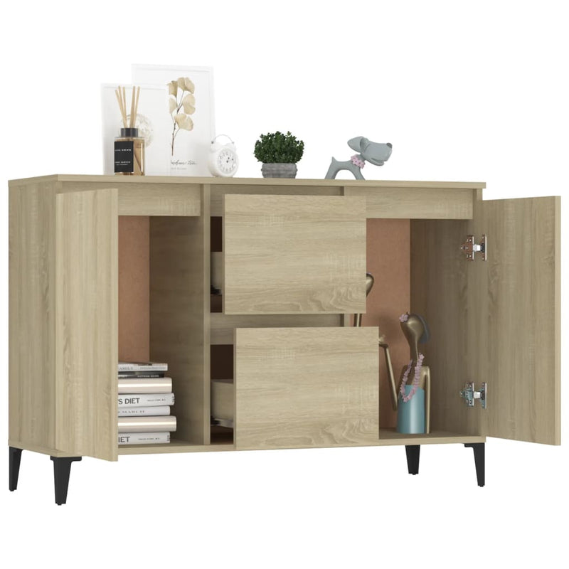 Sideboard Sonoma Oak 104x35x70 cm Engineered Wood