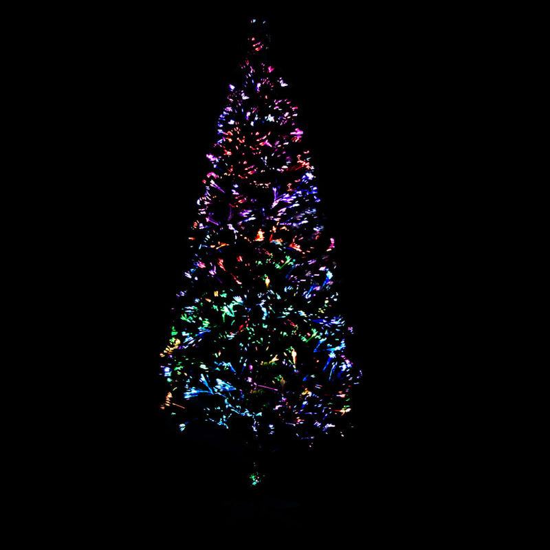 Artificial Christmas Tree with Stand Green 150 cm Fibre Optic