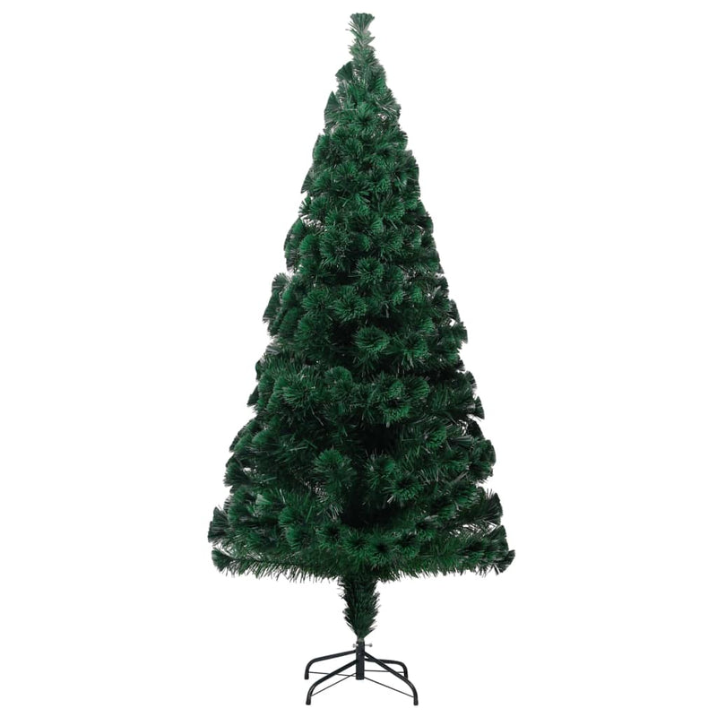 Artificial Christmas Tree with Stand Green 180 cm Fibre Optic