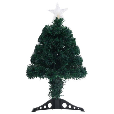 Pre-lit Christmas Tree with Stand 64 cm Fibre Optic