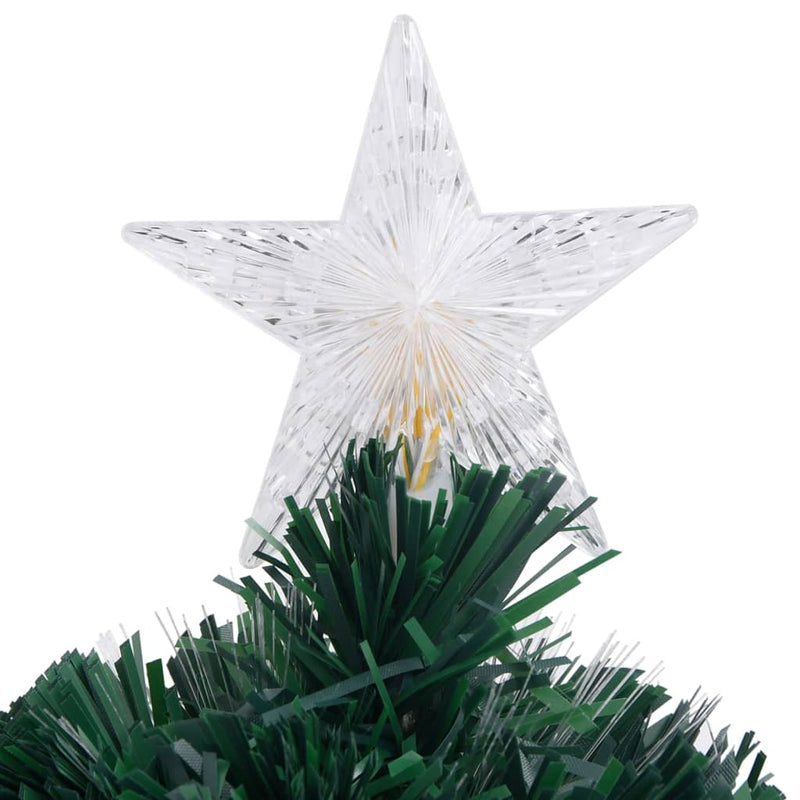 Pre-lit Christmas Tree with Stand 64 cm Fibre Optic