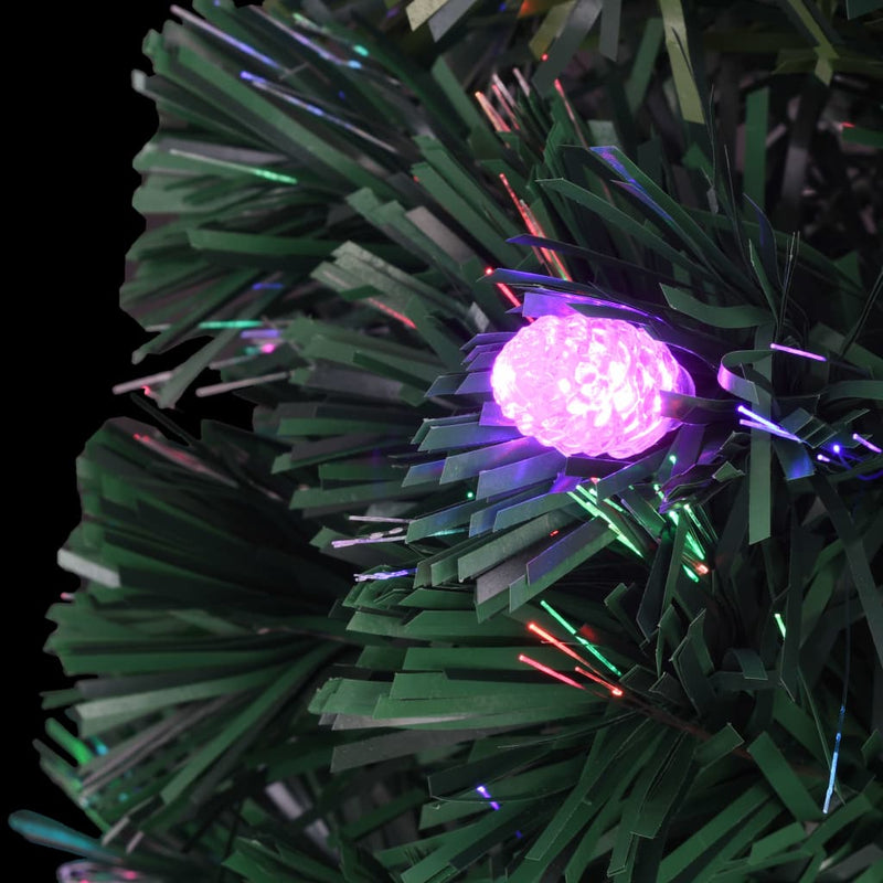 Pre-lit Christmas Tree with Stand 120 cm Fibre Optic