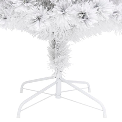 Artificial Pre-lit Christmas Tree White 120 cm Fibre Optic