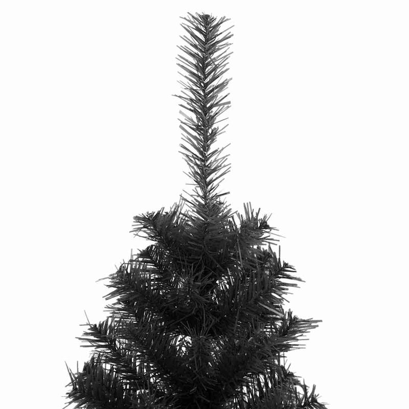 Artificial Christmas Tree with Stand Black 120 cm PVC