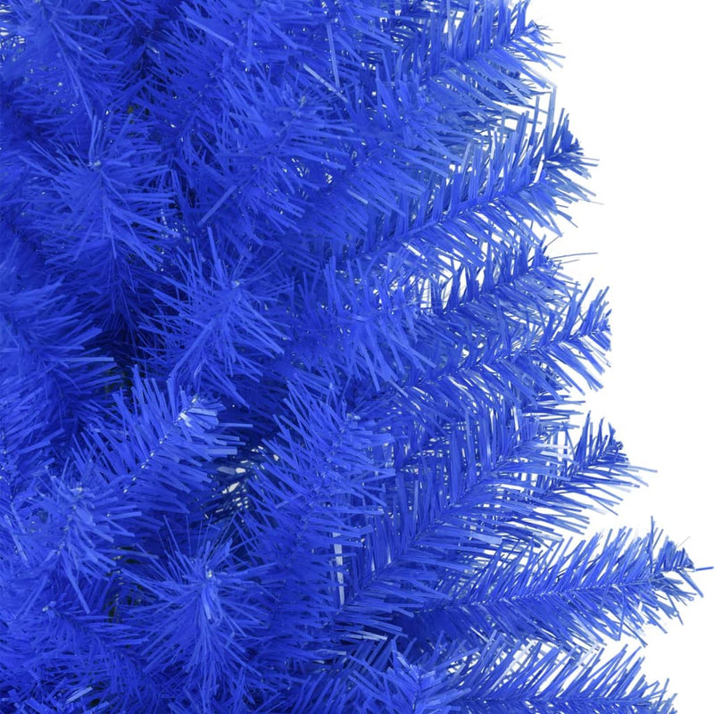 Artificial Christmas Tree with Stand Blue 240 cm PVC