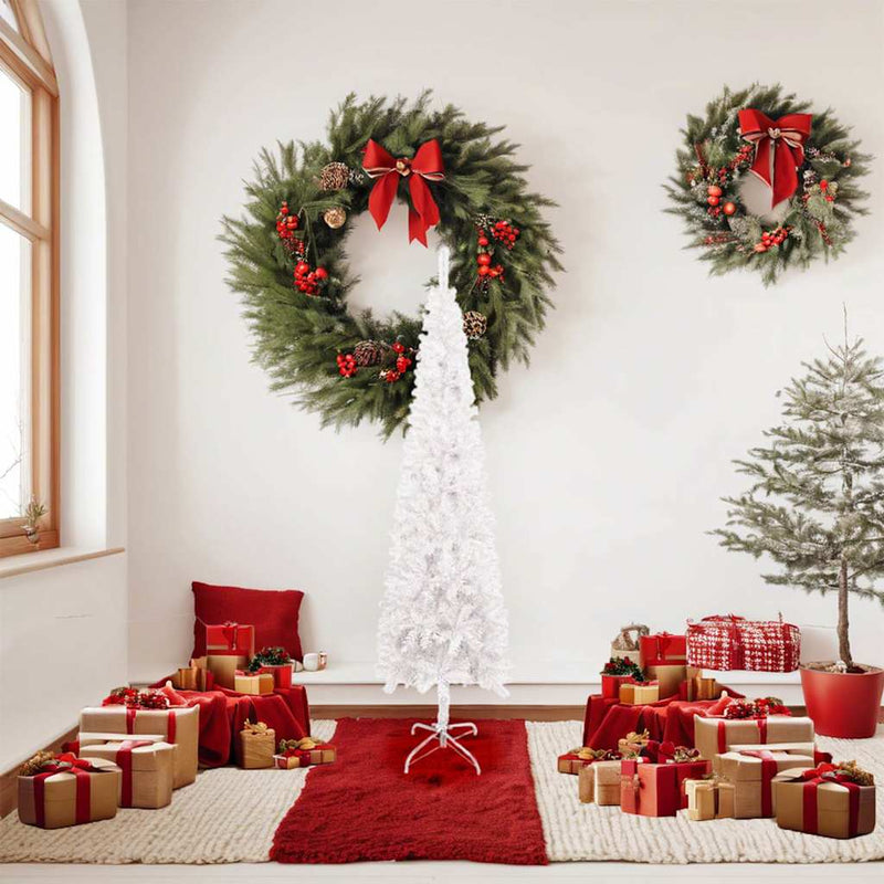 Slim Christmas Tree White 150 cm