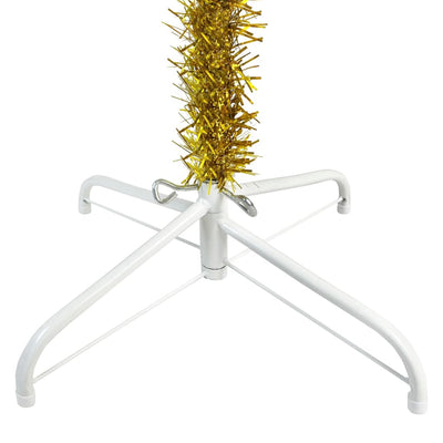 Slim Christmas Tree Gold 180 cm