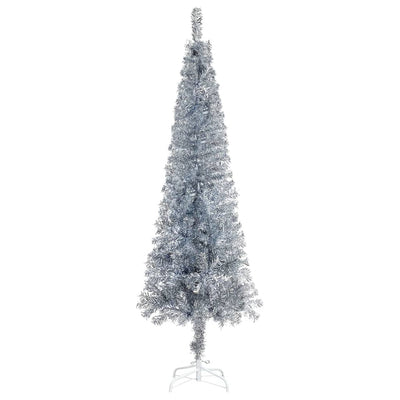 Slim Christmas Tree Silver 180 cm