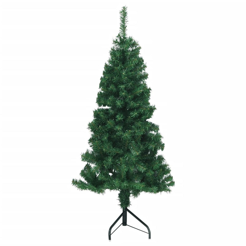 Corner Artificial Christmas Tree Green 120 cm PVC