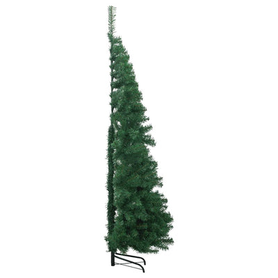 Corner Artificial Christmas Tree Green 240 cm PVC