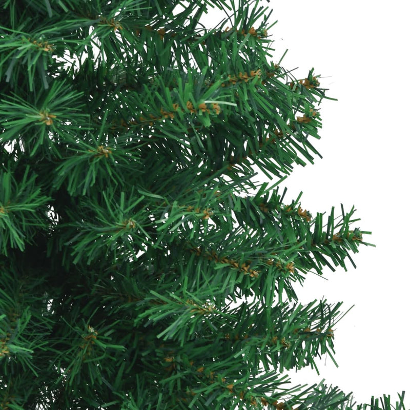 Corner Artificial Christmas Tree Green 240 cm PVC