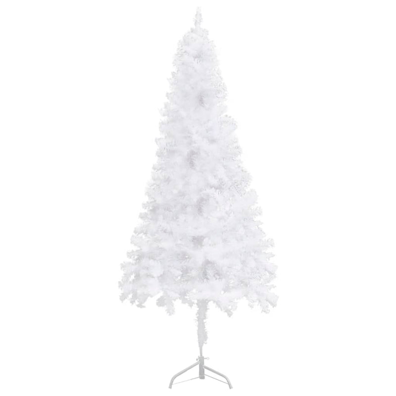 Corner Artificial Christmas Tree White 150 cm PVC
