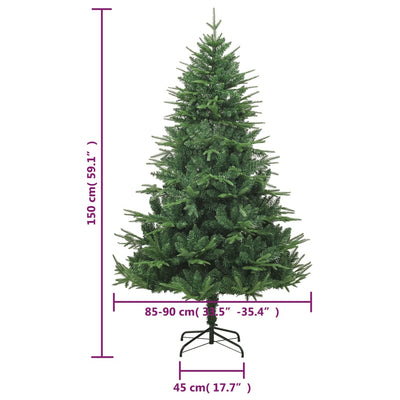 Artificial Christmas Tree Green 150 cm PVC&PE