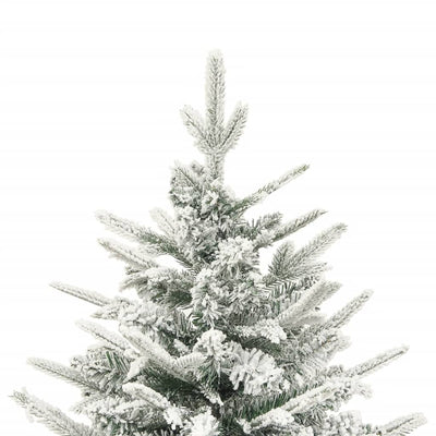 Artificial Christmas Tree with Flocked Snow Green 120 cm PVC&PE