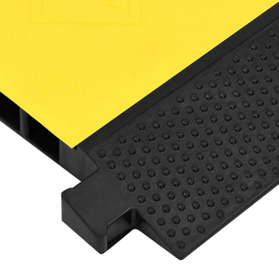 Cable Protector Ramp with 2 Channels 100 cm Rubber