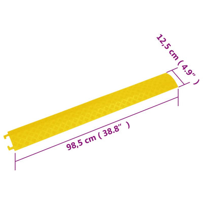 Cable Protector Ramps 4 pcs 98.5 cm Yellow