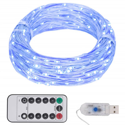 LED String with 150 LEDs Blue 15 m