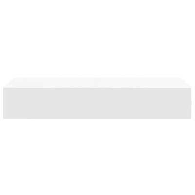 Wall-mounted Drawer Shelves 2 pcs White 60x23.5x10cm MDF