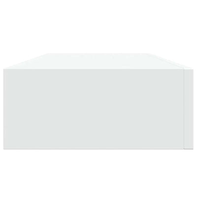 Wall-mounted Drawer Shelves 2 pcs White 60x23.5x10cm MDF