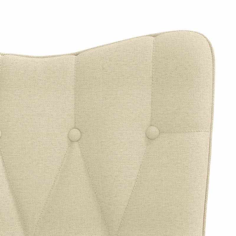 Rocking Chair Cream Fabric