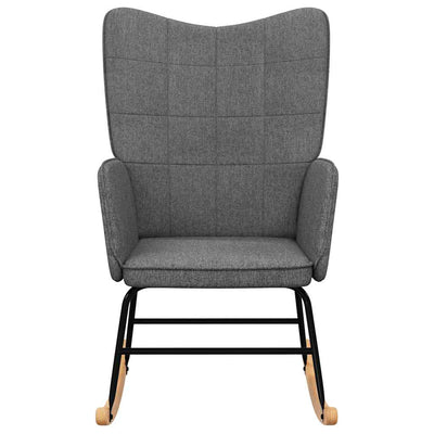 Rocking Chair Dark Grey Fabric